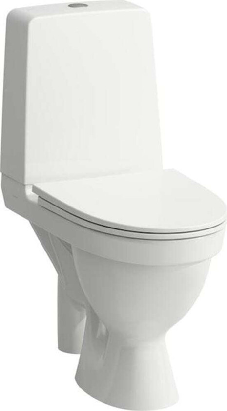 Bilde av Kompas toalett, uten skyllekant, hvit