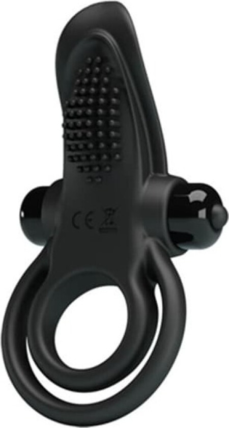 Vibrant Penis Ring Black Penisring med vibrator