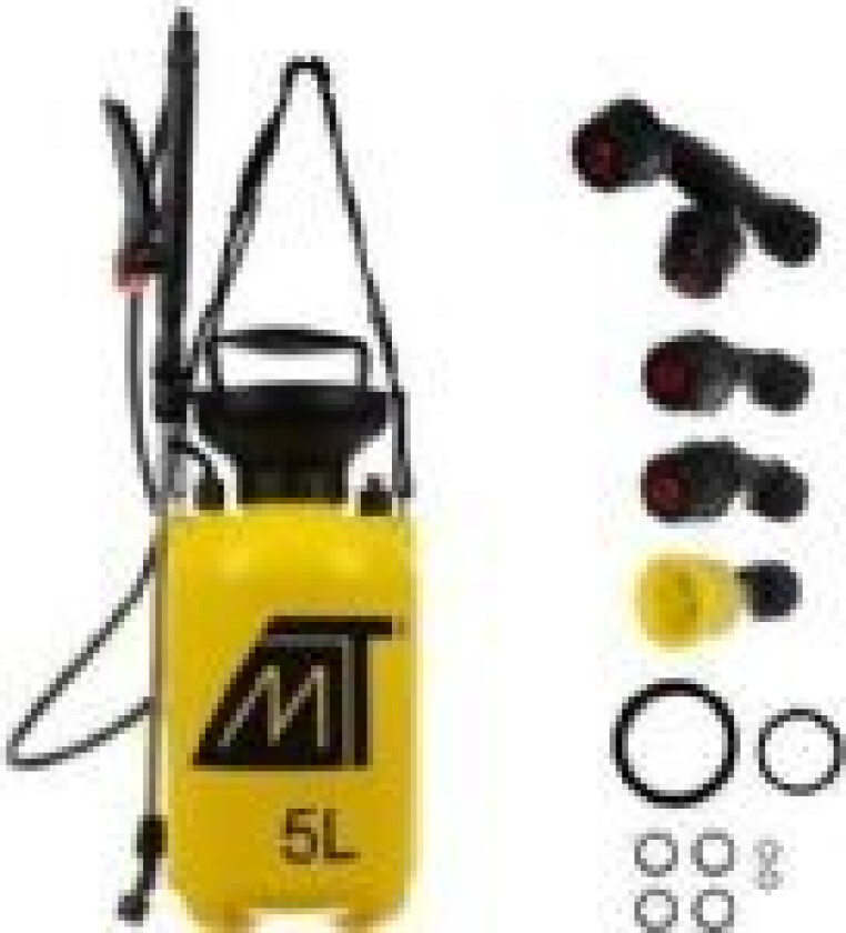 Hagesprøyte med 4 dyser - 5L
