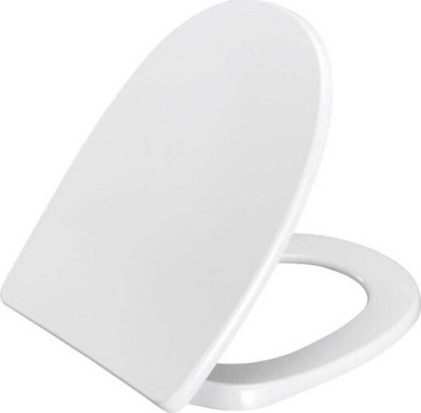 752 toalettsete, soft close, hvit