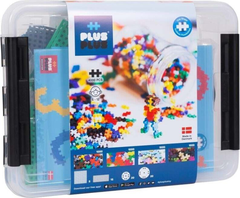 Plus-Plus Oppbevaringsboks Blanding 4000 Stk Pluss-Plus 3903