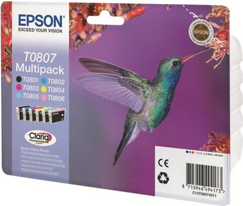 Multipack 6 Color - Blekkpatron Blå