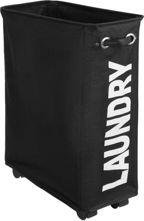 Skittentøyskurv smal - svart