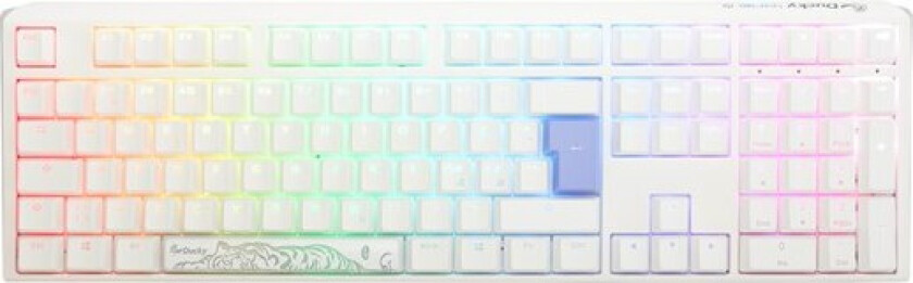 One 3 Pure White Rgb Hotswap Tastatur [Mx Silver]