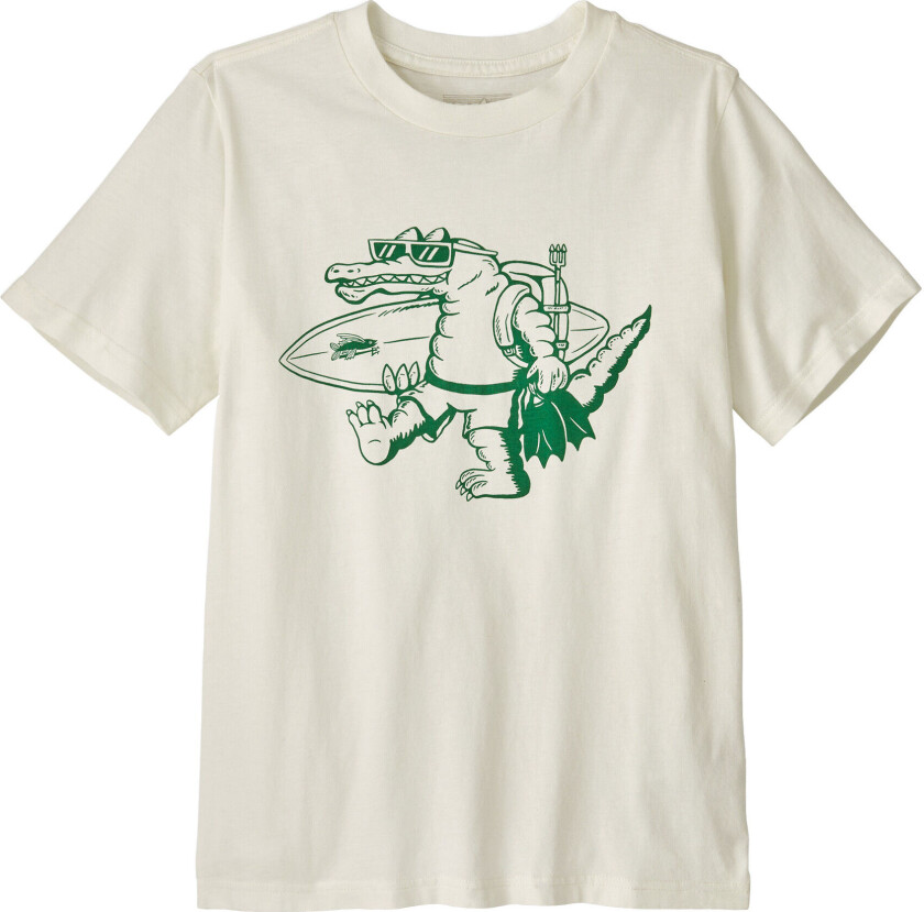 Bilde av Graphic T-Shirt Barn Water People Gator Birch White M