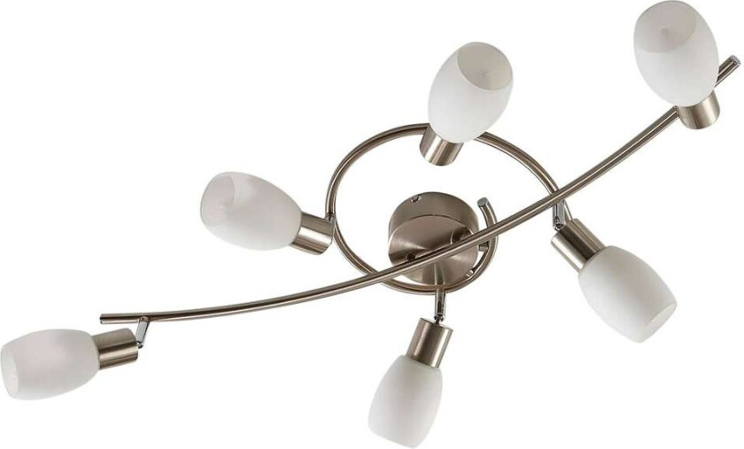 Arda spot, glass, 6 lyskilder, 75 cm