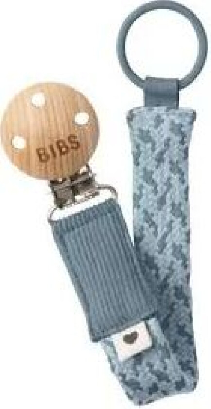 BIBS pacifier clip - petrol/baby blue