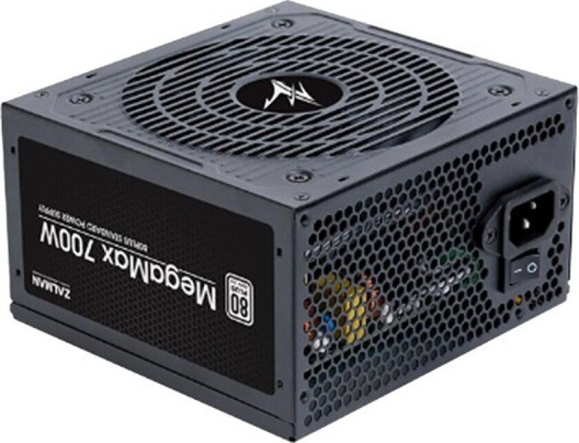 MegaMax Strømforsyning (PSU) - 700 Watt - 120 mm - 80 Plus White sertifisert