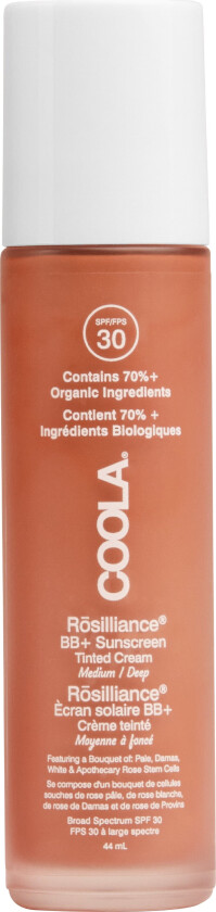 Coola Rōsilliance® Tinted Moisturizer Organic Sunscreen Spf30 Bronze Goddess 44ml Medium/dark