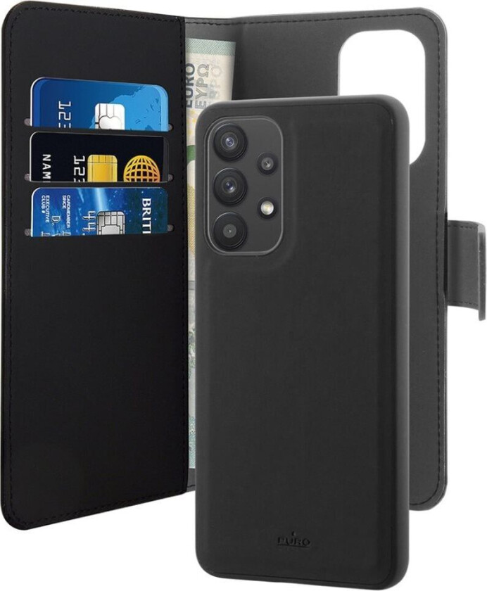 Samsung Galaxy A33 (5G) Deksel Wallet Detachable 2-In-1 Deksel - Svart