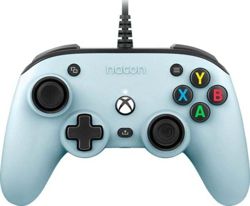 Official Wired Pro Compact Controller - Pastel Blue - Gamepad - Microsoft Xbox One