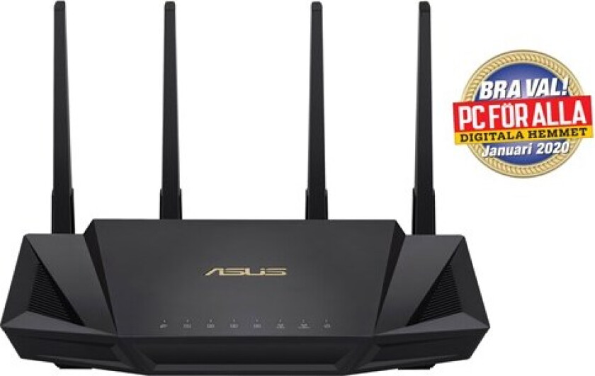 RT-AX58U AX3000 Dual Band WiFi 6 (802.11ax) Router supporting MU-MIMO and OFDMA - Wireless router Wi-Fi 6
