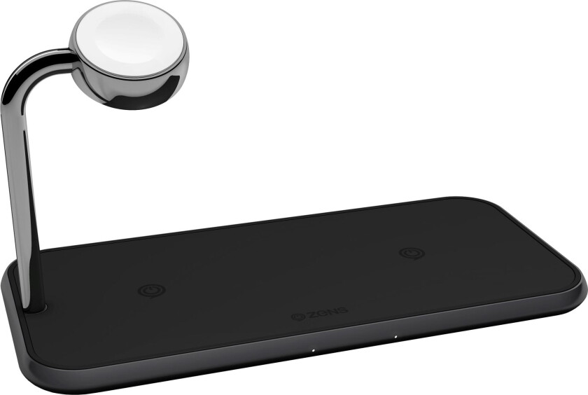 Triple Alu. Lader Qi Trådløs 20W (5W + 7.5W + 10W) Lader Til iPhone & Apple Watch
