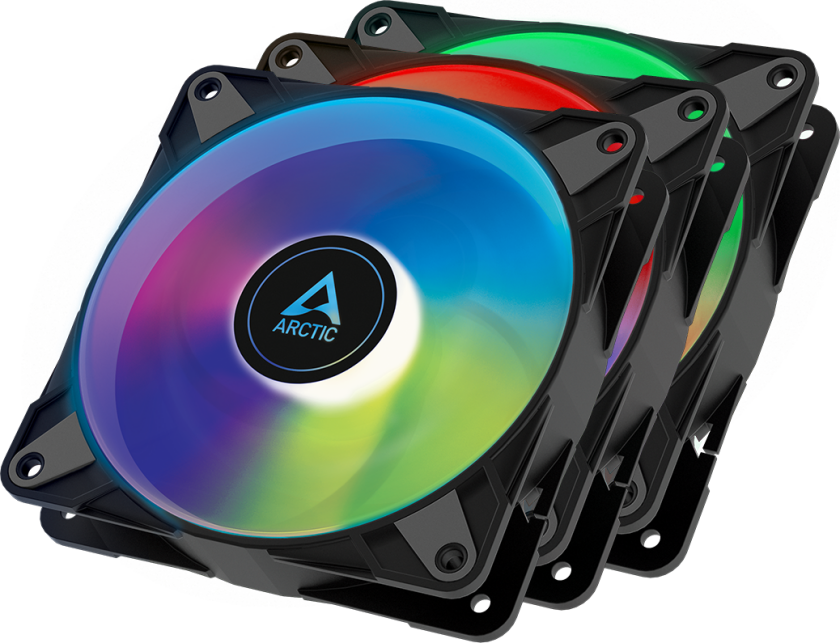 Arctic P12 Pwm Pst A-rgb 0db 3-pack 120 Mm