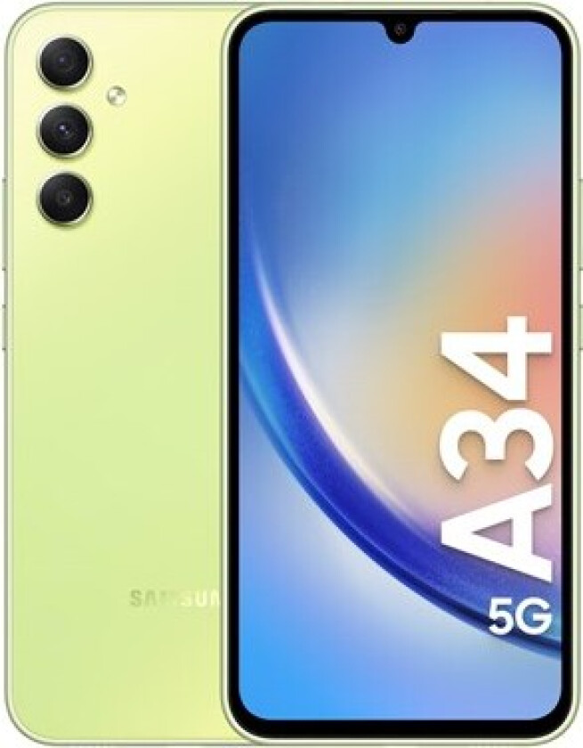 Galaxy A34, 256GB Lys Grønn