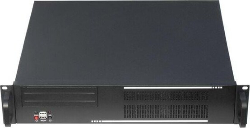 19CC-2U-01 - rackversion - 2U - ATX - Kabinett - Server (Rack) - Svart