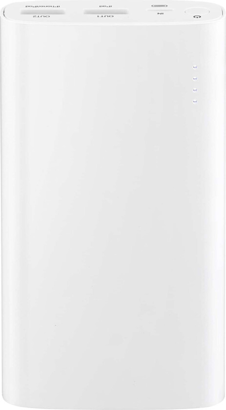 Standard 10050 mAh powerbank (hvit)