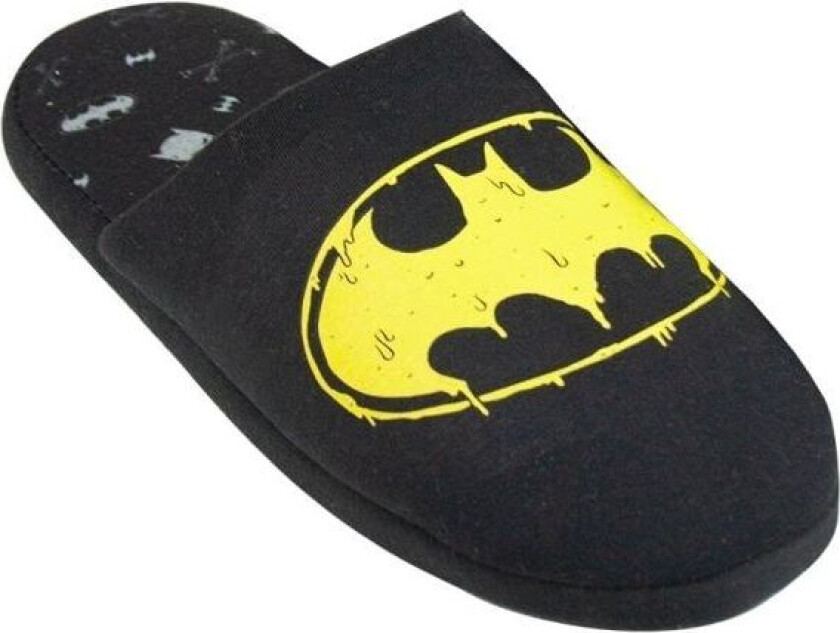 DC Comics Mens Batman Logo Slippers