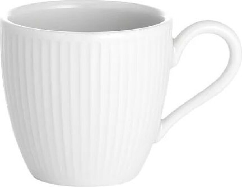 Cup Plissé 9 cl 5.8 cm White
