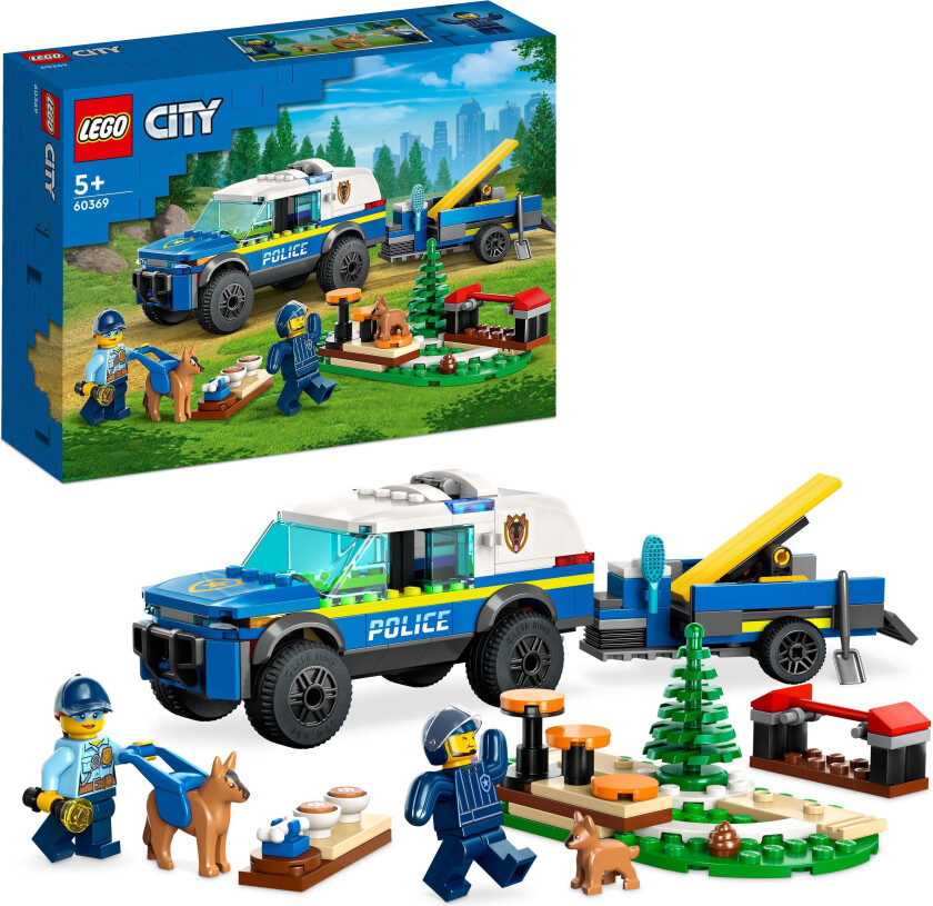 Bilde av Lego City - Mobilt Treningssett For Politihunder 60369