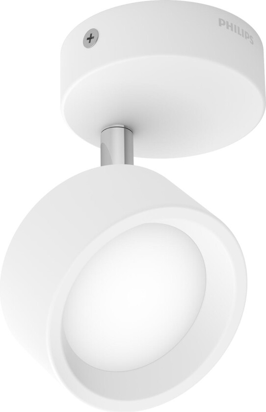 Påbygd spotlys, Overflateegnet, LED, 550 lm, 220 - 240 V, Hvit