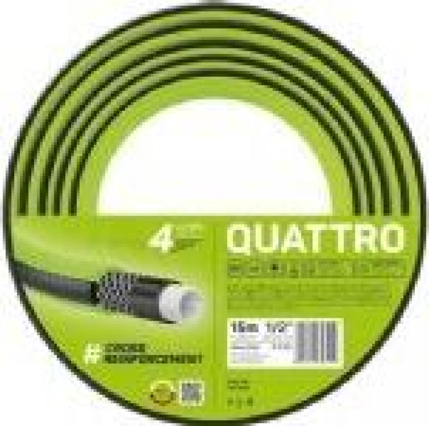 Garden hose Quattro 1/2 inch 15m