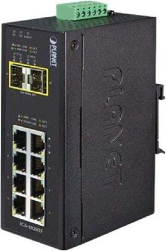 SWITCH IGS-1020TF (8-PORT 1000BASE-T + 2-PO