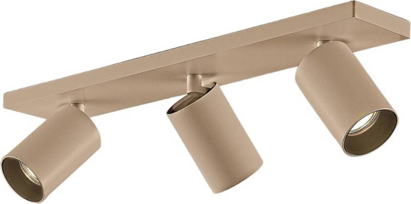 takstrahler Brinja, kantet, kaffe, 3-brenner