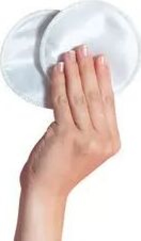 Ammeinnlegg Silke Hvid 6 stk