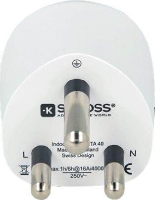 Country Adapter - power connector adaptor - Type M to Type F