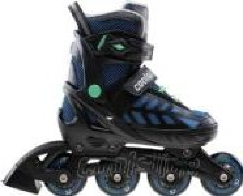 CoolSlide Wonton YB fritidsjusterbare skøyter, svarte, størrelse 37-40