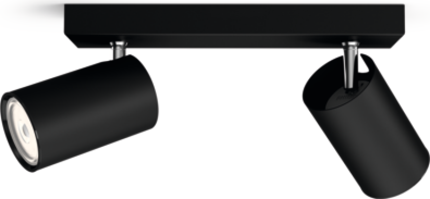 myLiving Kosipo dobbel takspot, matt Svart