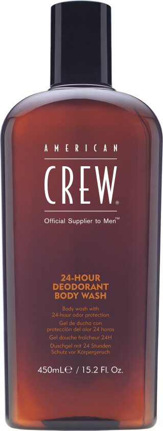 24-Hour Deodorant Body Wash, 450 ml Kroppsrengjøring for menn