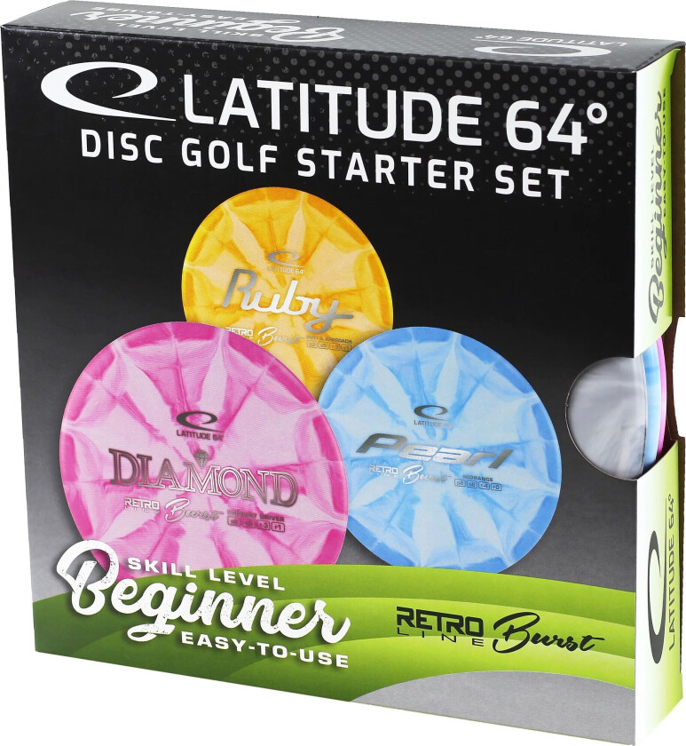 Retro Burst Beginner Disc Golf Starter Set STD