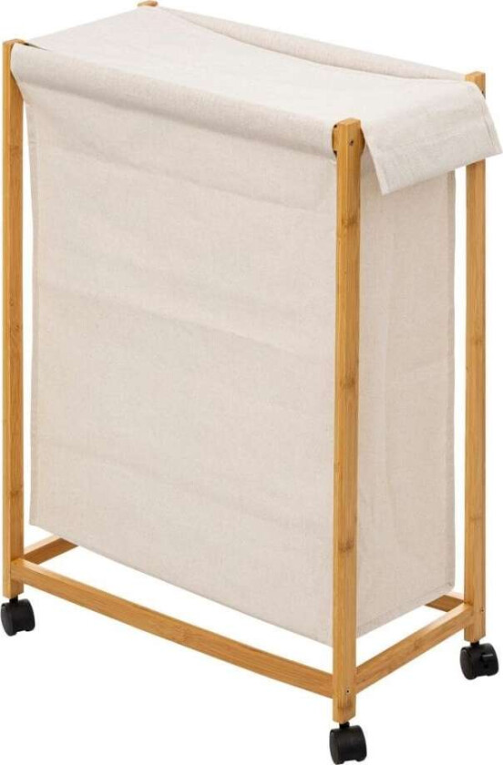 Skittentøyskurv på hjul - Beige
