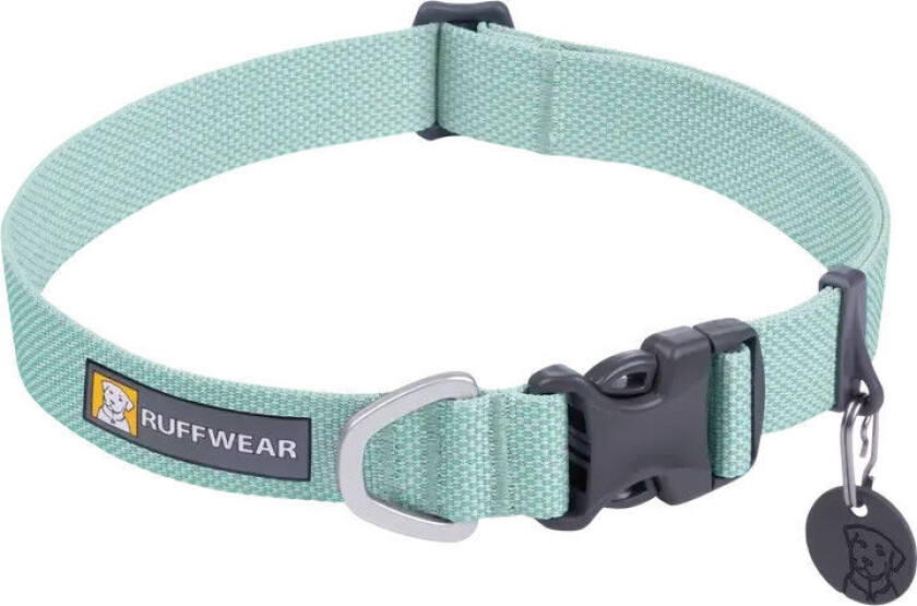 Hi & Light Dog Collar Sage Green Halsbånd til hund 28-36 cm