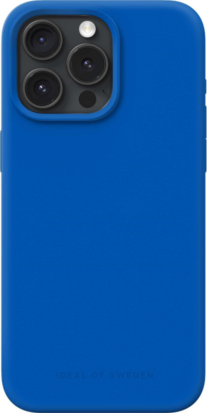 iDeal of Sweden iPhone 15 Pro Max Silicone Case Cobalt Blue