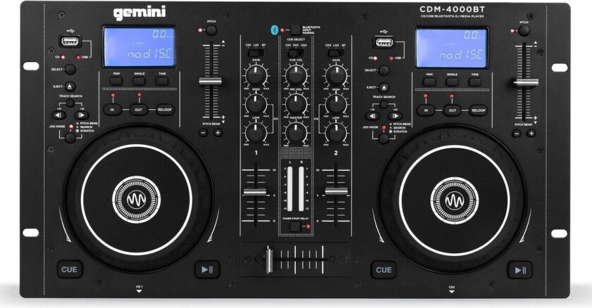CDM-4000BT Dual CD Mixer Combo med Bluetooth