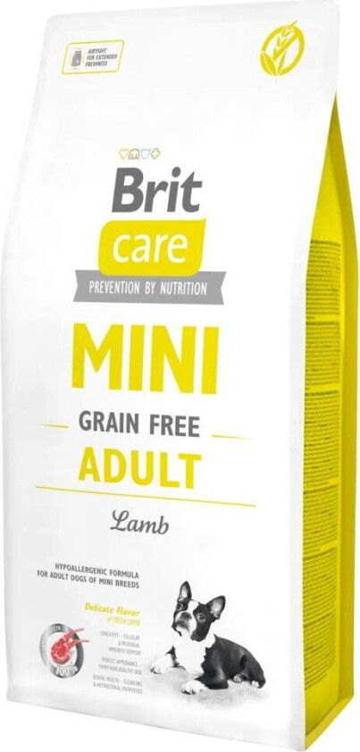 Brit Care Mini Grain Free Adult Lamb (7 kg)