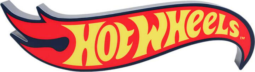 - Hot Wheels Shaped Logo Light - Lamper