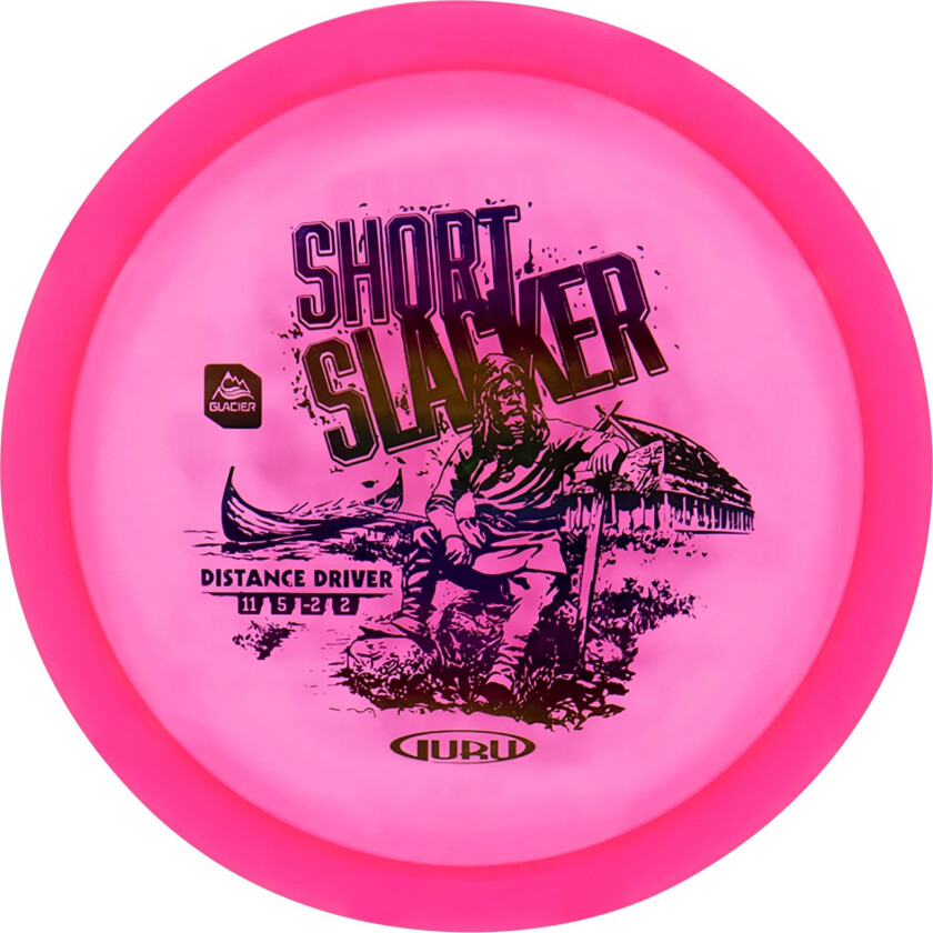 Glacier Line Driver Short Slacker, 170-175g, driver frisbeegolf Pink