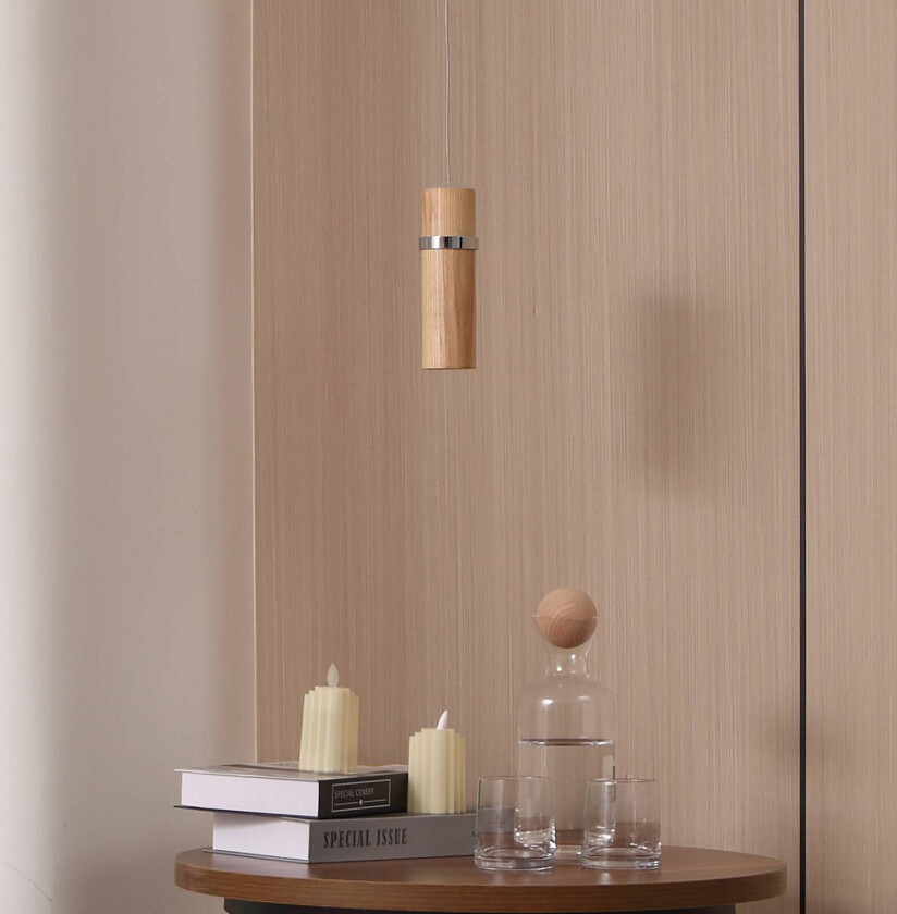 Nojus LED-hengelampe, tre up/down 1 lysk.