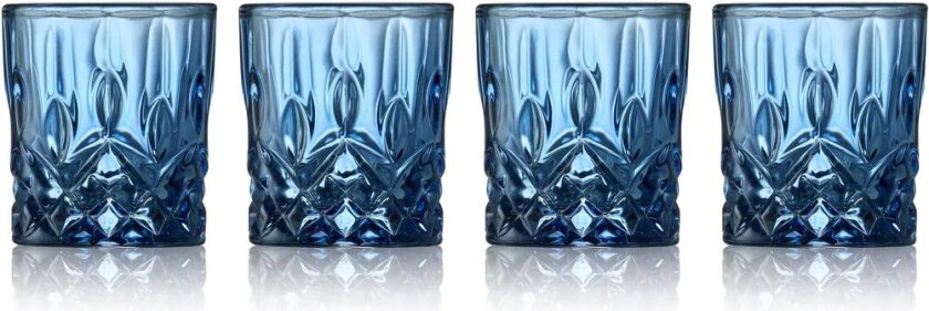 Sorrento shotglass 4 cl 4-pack Blå