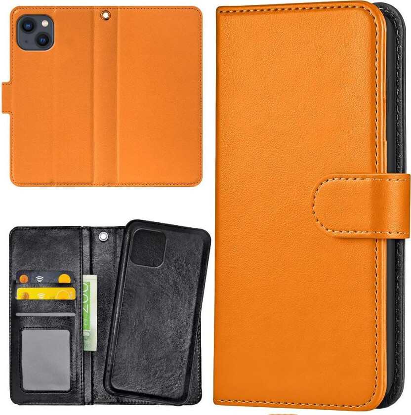 iPhone 13 - Lommebok Deksel Oransje