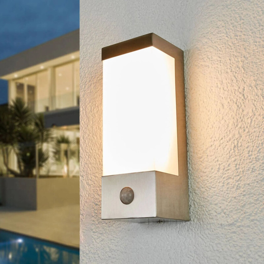 LED-utevegglampe Severina med sensor