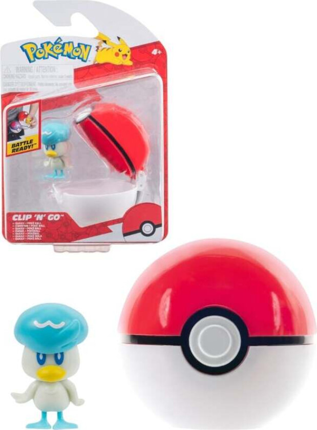 - Clip N Go - Wuaxly and Poke Ball (PKW3630)