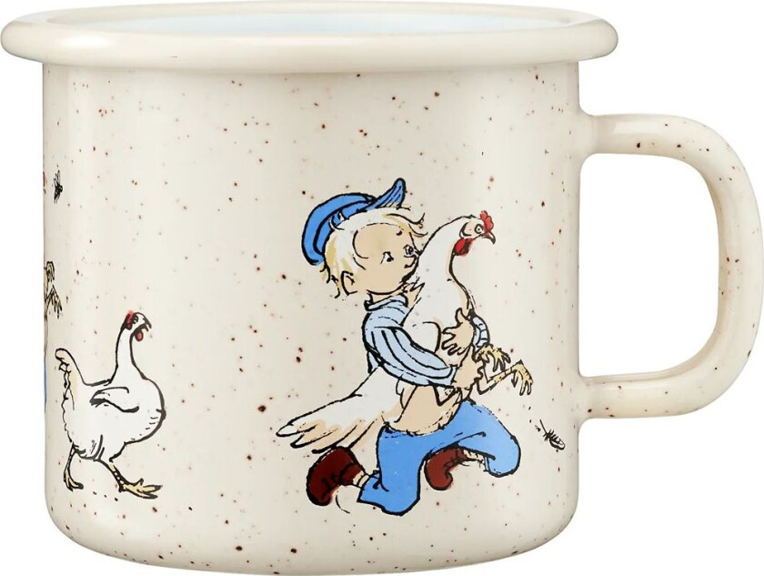 Emil i Lönneberga emaljekopp 2,5 dl Cluck Cluck