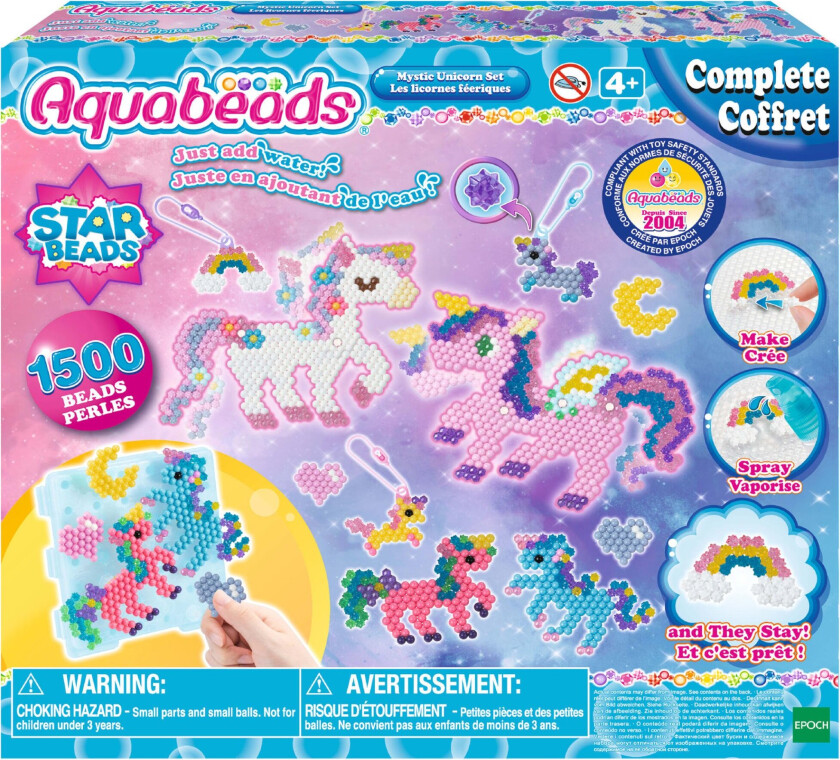 Perlesett 1500 Perler - Magisk Enhjørning