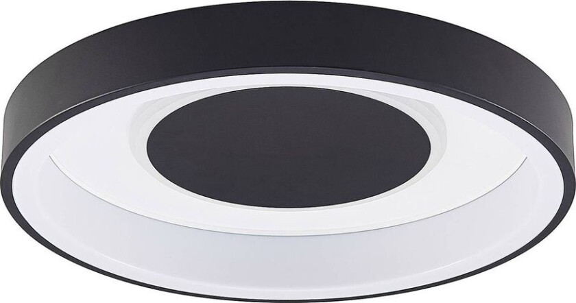 Izan LED-taklampe, RBGW, svart
