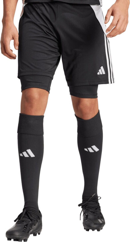 adidas Tiro 24 Training Short 2in1, fotballshorts, herre BLACK/WHITE